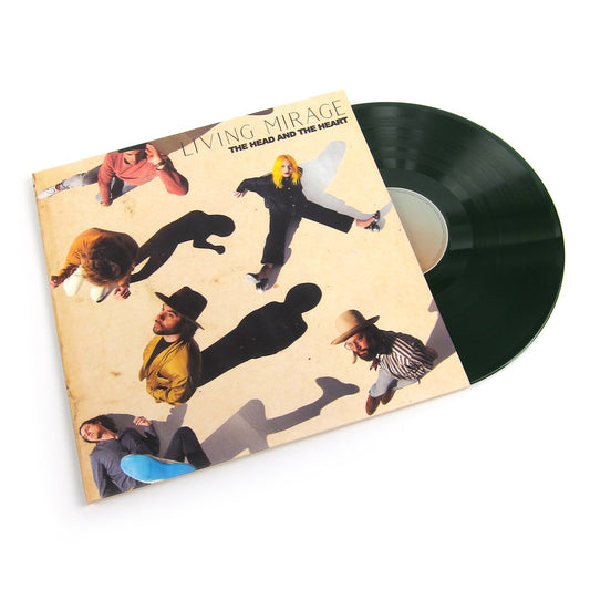 The Head and the Heart Living Mirage (Transparent Green/Black Mix LP) (Indie Exclusive)