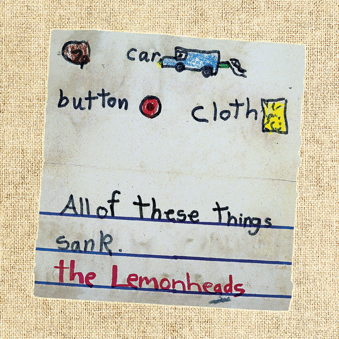 The Lemonheads Car Button Cloth (30Th Anniversary Edition)