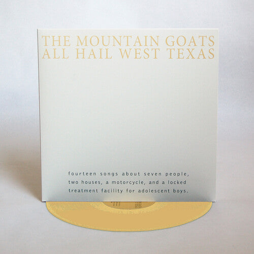 The Mountain Goats All Hail West Texas (Indie Exclusive, Colored Vinyl, Yellow, Gatefold LP Jacket, Reissue)
