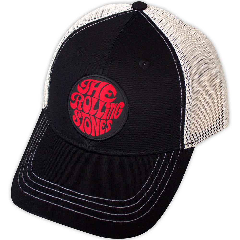 The Rolling Stones 70s Logo Emblem Black, Neutral