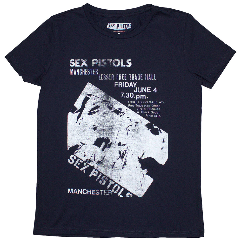 The Sex Pistols Manchester Flyer Blue
