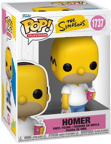 The Simpsons Funko POP! Television: Simpsons - Homer (Vinyl Figure, Collectible)