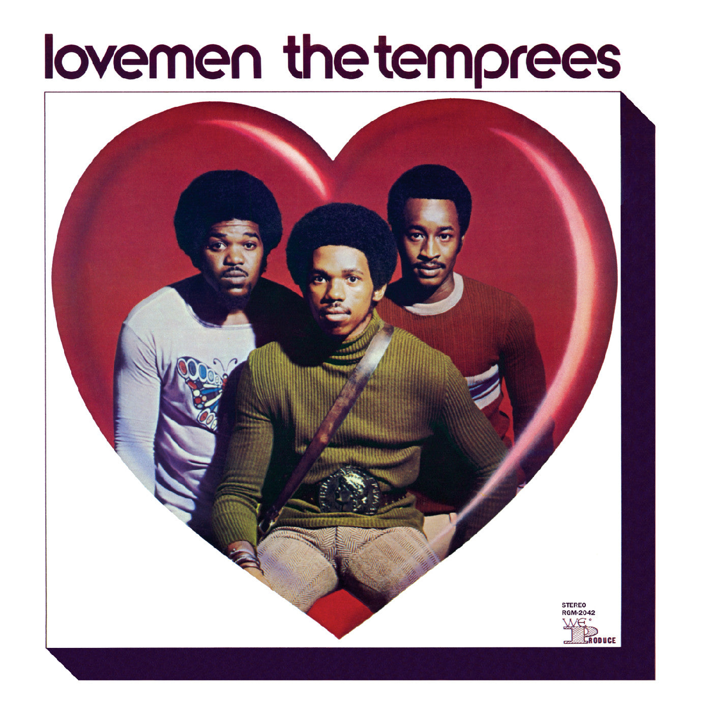 The Temprees Lovemen (All-Analog) (Valentine Red Pet Plastic Vinyl)