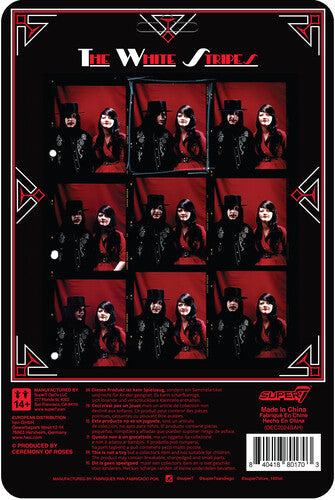 The White Stripes Super7 - White Stripes - ReAction Figures Wv1 - Get Behind Me Satan 2-Pack (Action Figure, Collectible)
