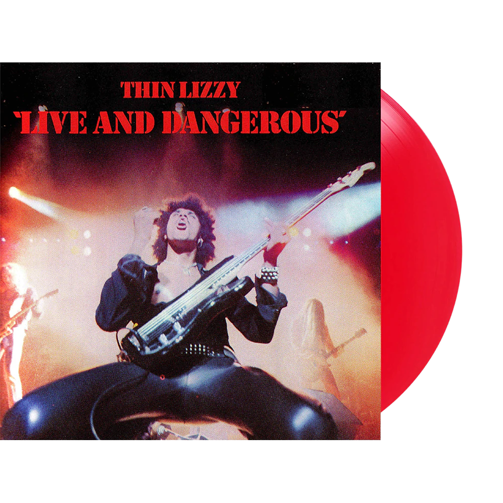 Thin Lizzy Live And Dangerous (180 Gram Vinyl, Clear Vinyl, Red, Audiophile, Limited Edition) (2 Lp's)