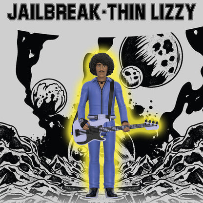 Thin Lizzy Super7 - Thin Lizzy: Phil Lynott- ReAction Figures Wv2 - Jailbreak (Action Figure)