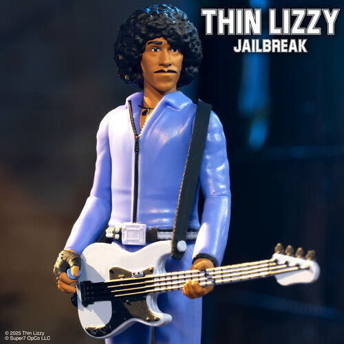Thin Lizzy Super7 - Thin Lizzy: Phil Lynott- ReAction Figures Wv2 - Jailbreak (Action Figure)