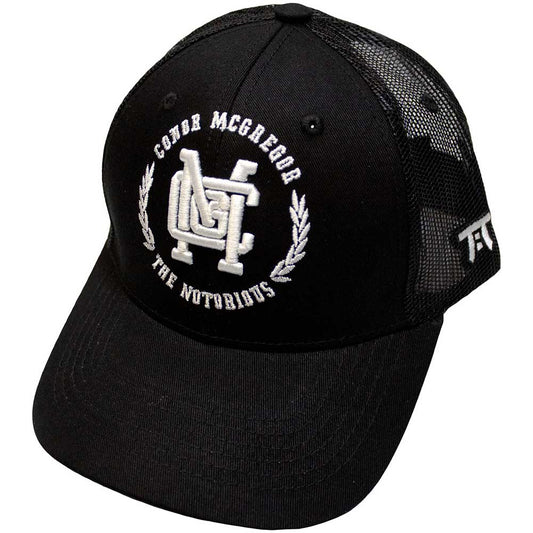 Tokyo Time UFC McGregor White Wreath Logo Black