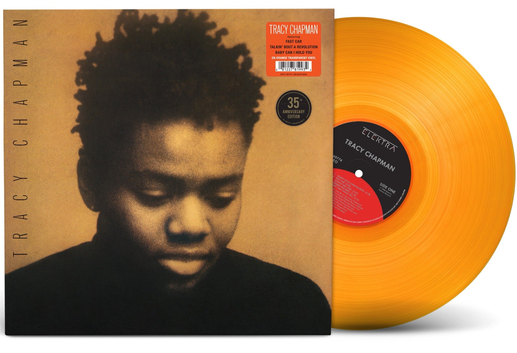 Tracy Chapman Tracy Chapman (Indie Exclusive, Orange Transparent Colored Vinyl)