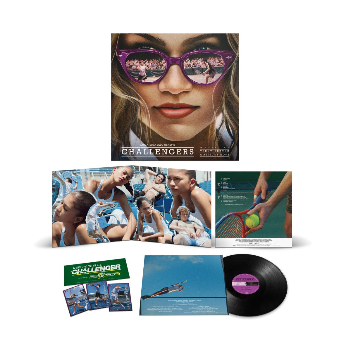 Trent Reznor and Atticus Ross Challengers (Original Soundtrack) (Sticker, 180 Gram Vinyl, Gatefold LP Jacket, Card)