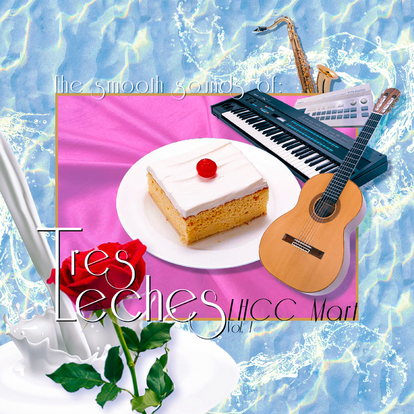 Tres Leches Lhcc Mart Vol. 1 ("Tres Leches Swirl" Cream / White Marble Vinyl) The Smooth Sounds Of Tres Leches