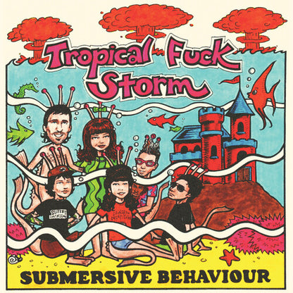 Tropical Fuck Storm Submersive Behaviour (Clear "2000 Flushes" Blue Vinyl)