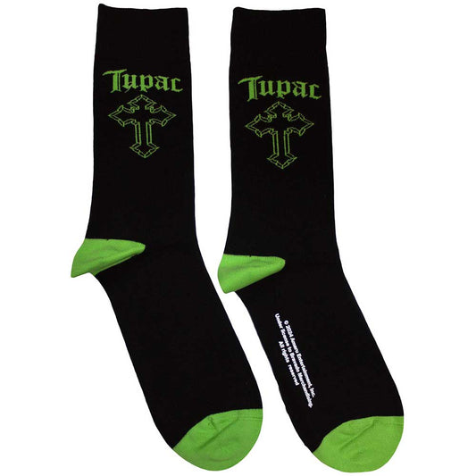 Tupac Green Cross Black