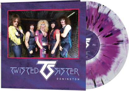 Twisted Sister Donington (Purple Black & White Splatter)