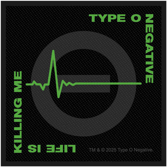 Type O Negative Life Is Killing Me Standard Patch