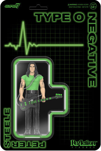 Type O Negative Super 7 - Type O Negative - Reaction Figures - Peter Steele (Collectible, Figure, Action Figure)