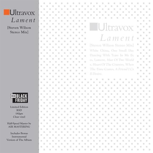 Ultravox Lament [Steven Wilson Stereo Mix]