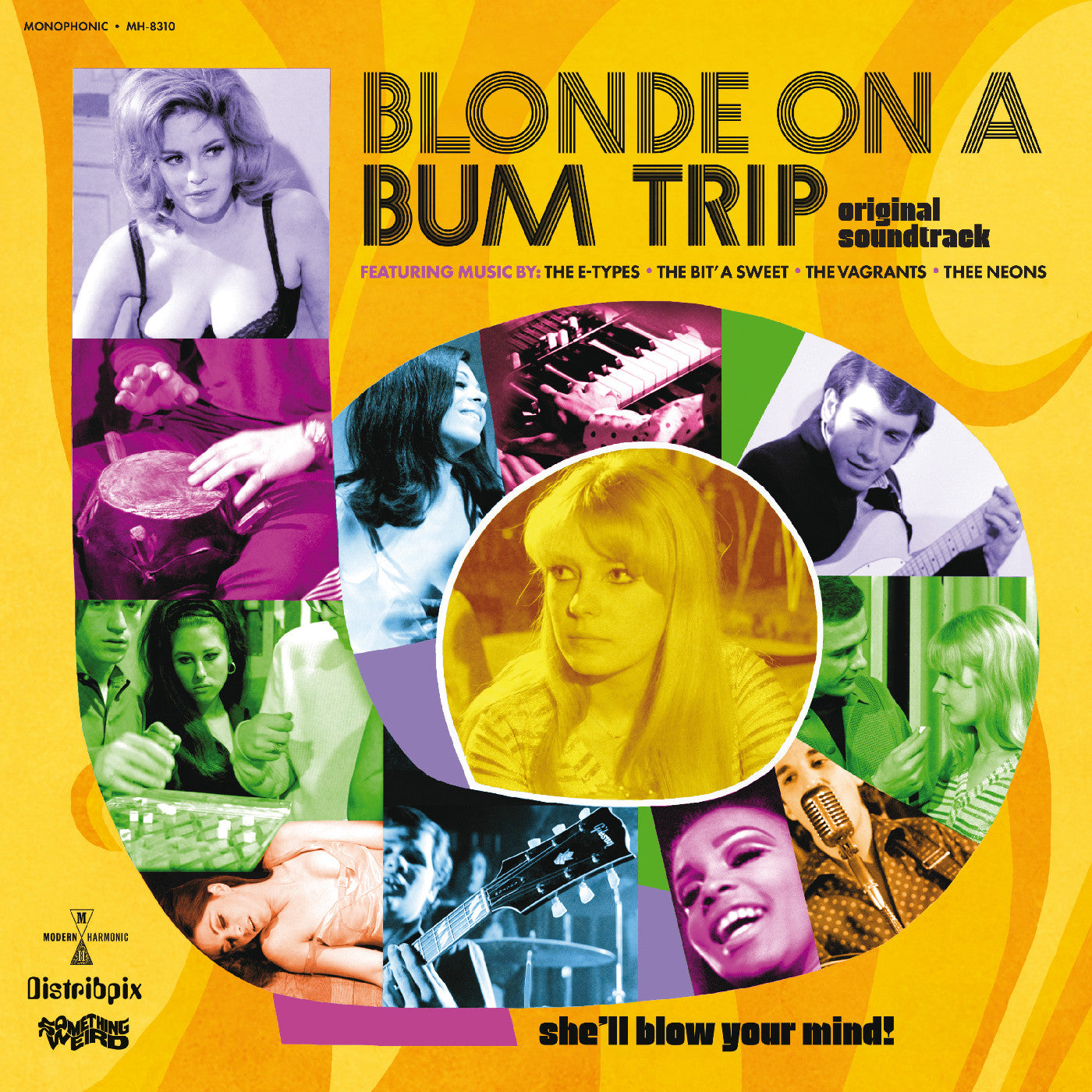 Various Artists Blonde On A Bum Trip Original Soundtrack (Clear With Orange Swirl Vinyl)