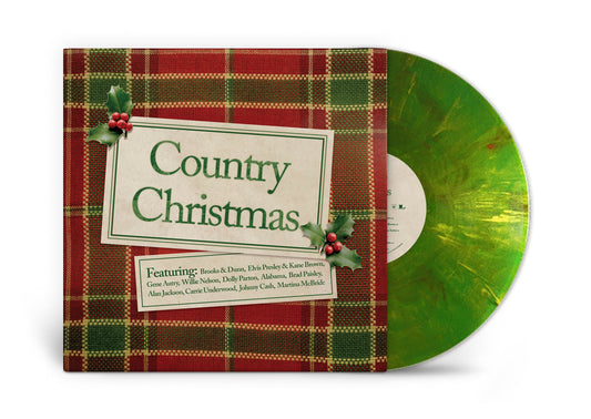 Various Artists Country Christmas (Tree Color Green Colored Vinyl)