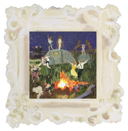 Various Artists Let's Go Dancing: Said the Falling Rain to the Open Flame: A Kevn Kinney Tribute Album (Limited Edition, Opaque Bone Colored Vinyl)