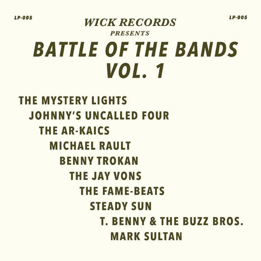 Various Artists Wick Records Presents Battle of the Bands Vol. 1 (BLACK SWIRL VINYL) | RSD DROP