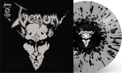 Venom Black Metal (40th Anniversary Edition) (Limited Edition, Silver & Black Splatter Vinyl)