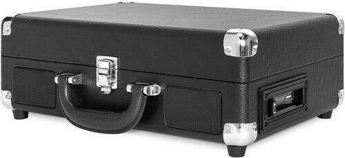 Victrola Victrola VSC-500BTC-BLK Vinyl Suitcase Record Player with Cassette (Black) (Large Item, Black, Built-In Speakers)
