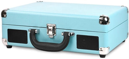 Victrola Victrola VSC-550BT-TQ Bluetooth Suitcase Turntable 3 Speed (Turquoise) (Large Item, Bluetooth, Turquoise, Built-In Speakers)