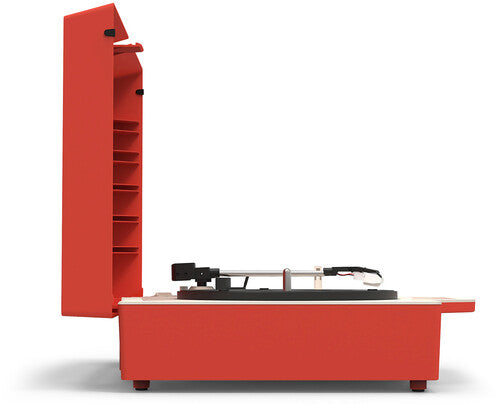 Victrola Victrola VSC-725SB-POR Re-Spin Sustainable Suitcase Record Player - Red (Large Item, Bluetooth, Red, Built-In Speakers)