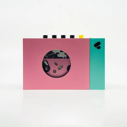 We Are Rewind Portable BT Cassette Player Lecteur rose et vert • Edith