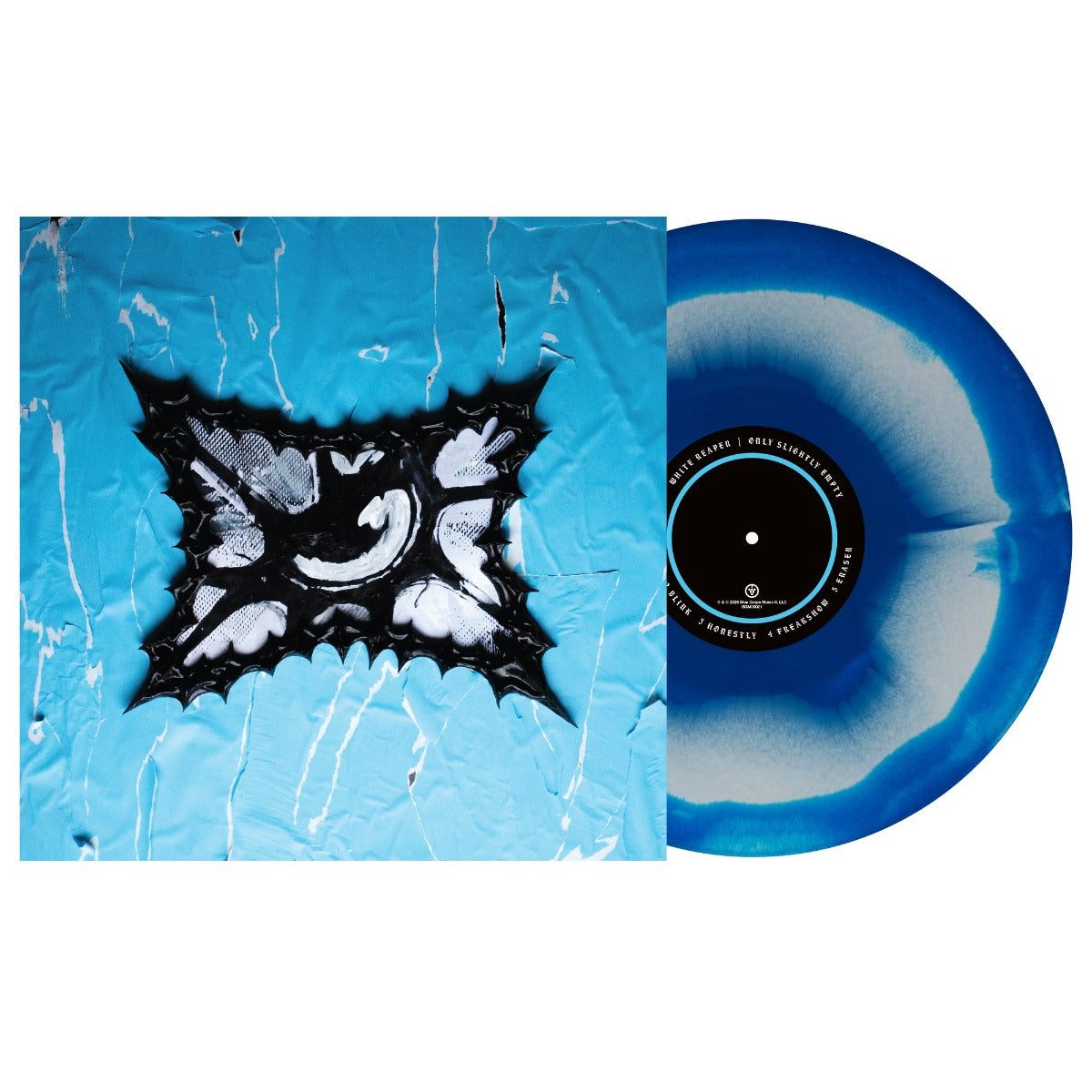 White Reaper Only Slightly Empty (Indie Exclusive) ( White & Blue Vinyl)