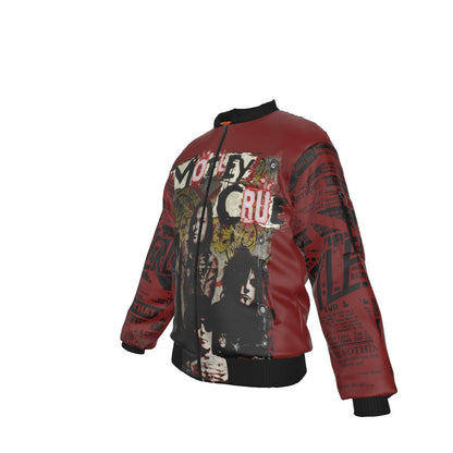 Yoycol Motley Crue Graffiti Bomber Jacket As Shown