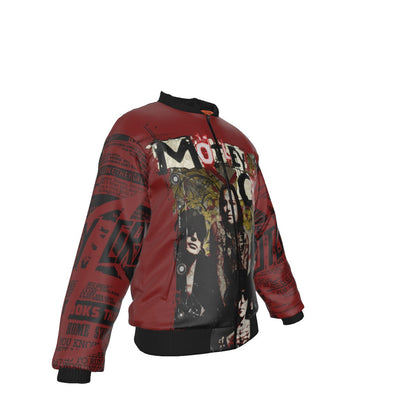 Yoycol Motley Crue Graffiti Bomber Jacket As Shown