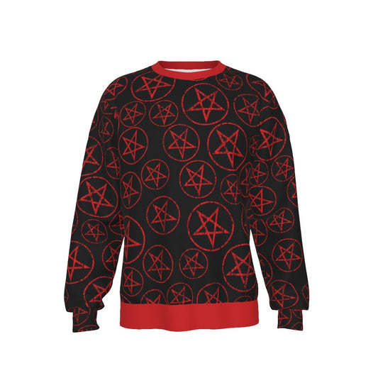 Yoycol Motley Crue Pentagram All Over Print Sweatshirt As Shown