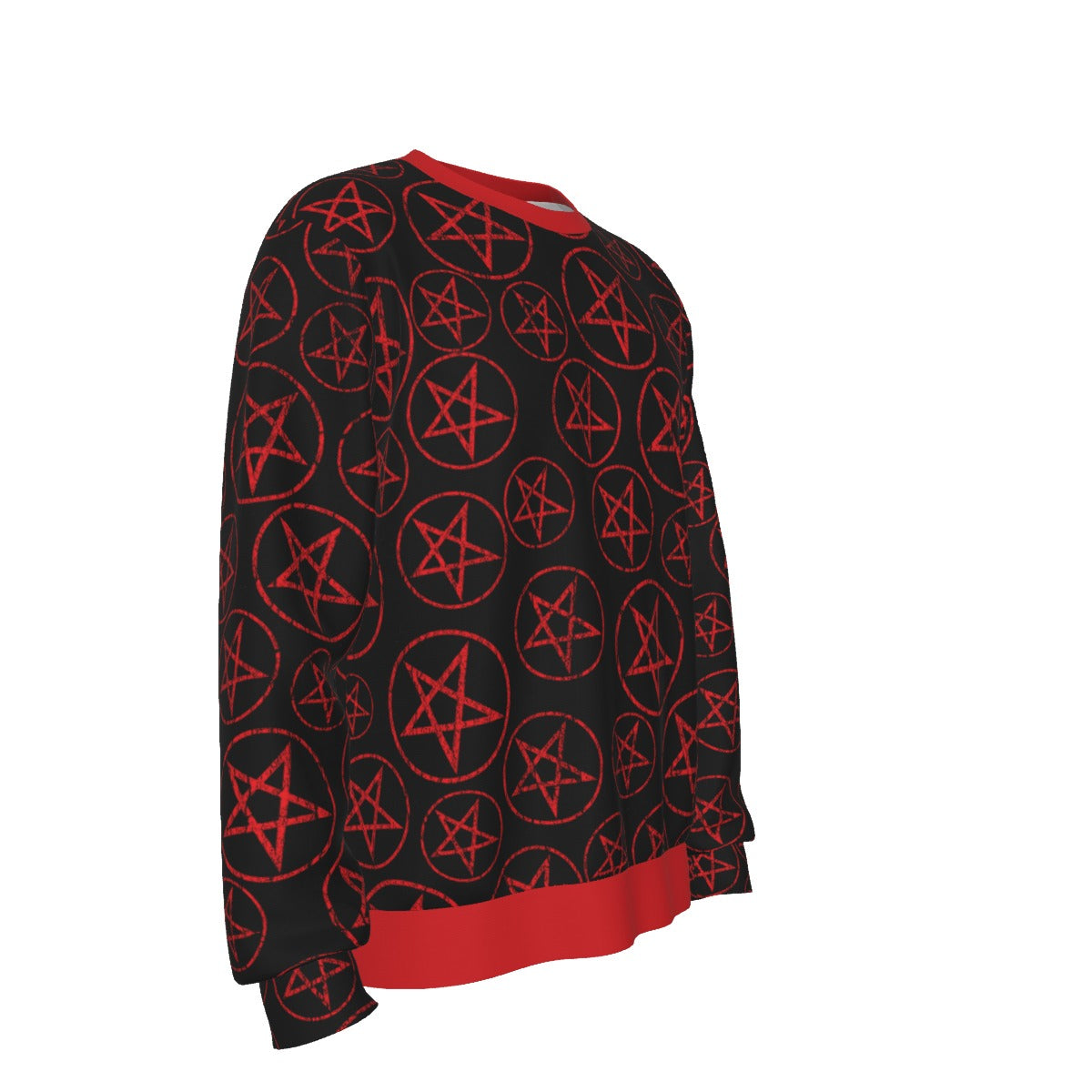 Yoycol Motley Crue Pentagram All Over Print Sweatshirt As Shown