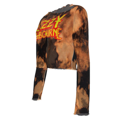 Yoycol Ozzy Osbourne Classic Logo Women's Mesh Top As Shown