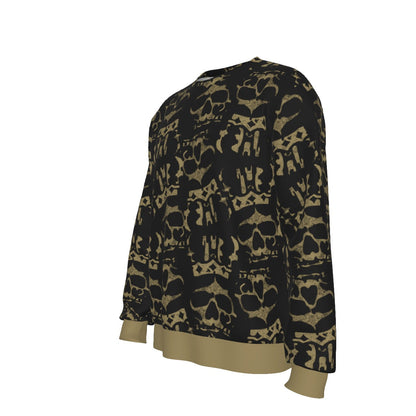 Yoycol Ozzy Osbourne Crown Skull All Over Print Sweatshirt As Shown