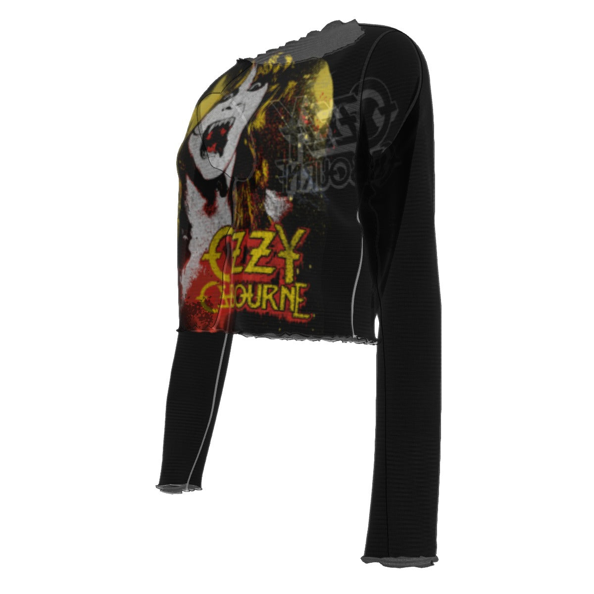 Yoycol Ozzy Osbourne Drip Women's Mesh Top As Shown