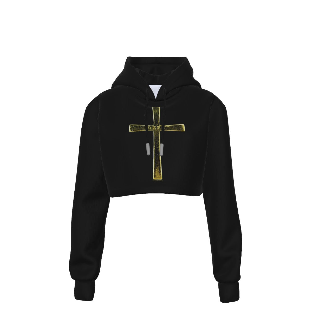 Yoycol Ozzy Osbourne Pray for Ozzy Women's Cropped Hoodie As Shown
