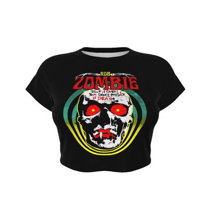 Yoycol Rob Zombie Clown Skull Women's Crop Top As Shown