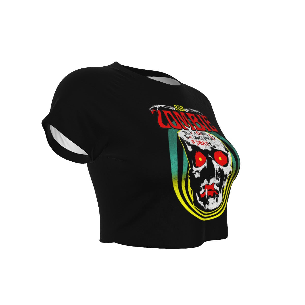 Yoycol Rob Zombie Clown Skull Women's Crop Top As Shown