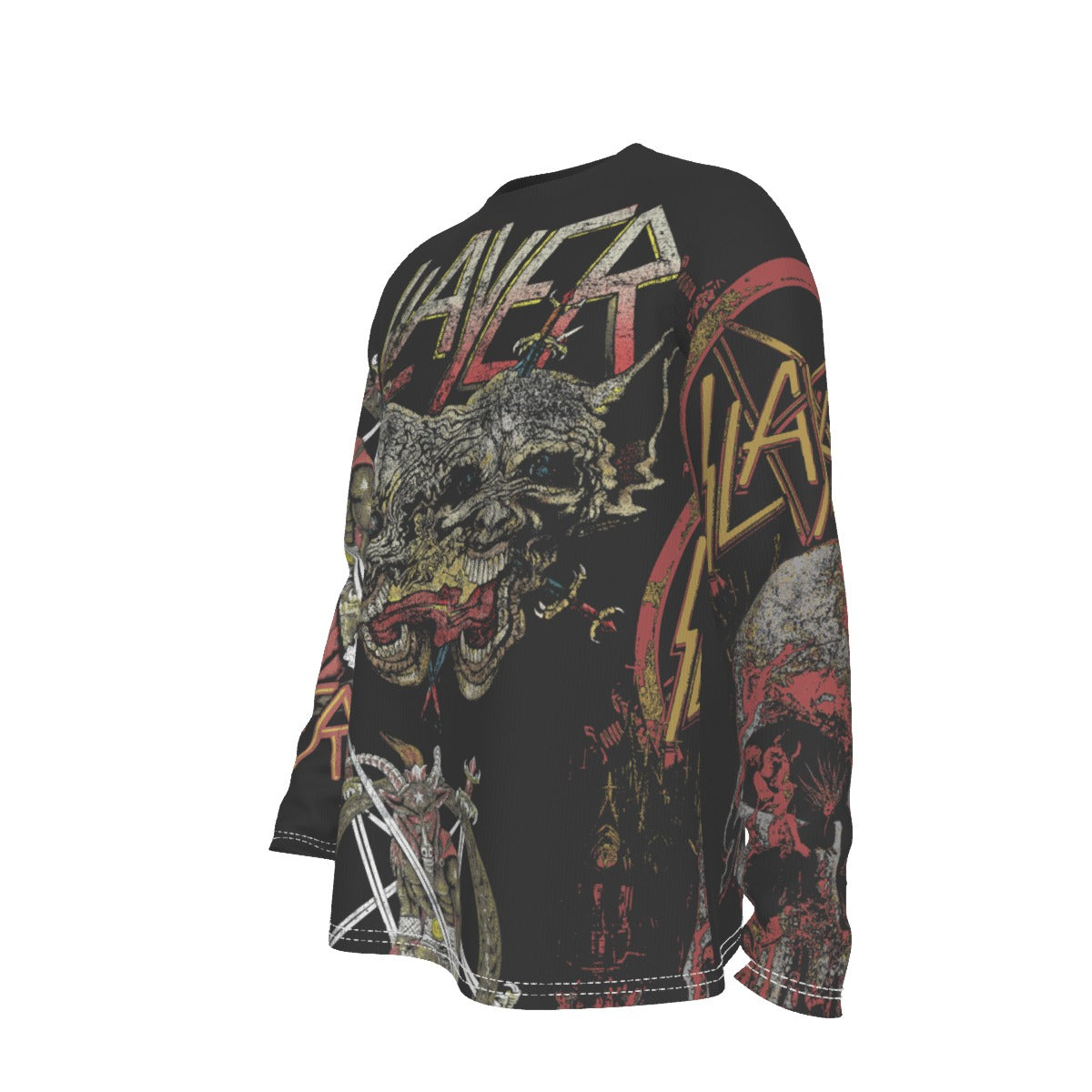 Yoycol Slayer Apocalypse Long Sleeve T-Shirt As Shown