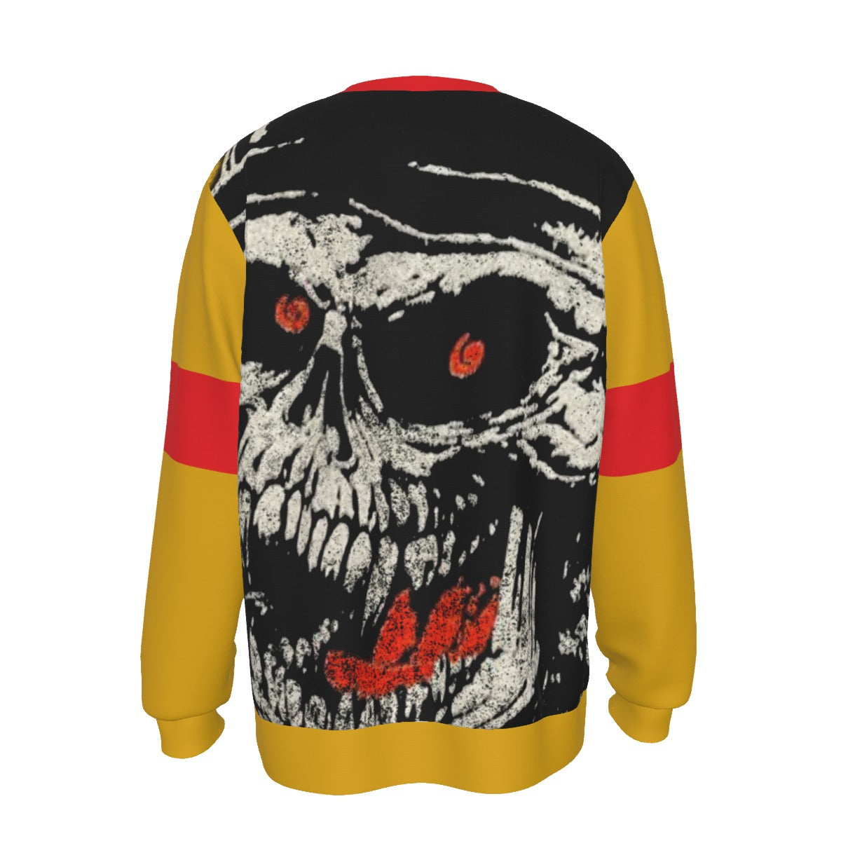 Yoycol Slayer Giant Skull All Over Print Sweatshirt As Shown
