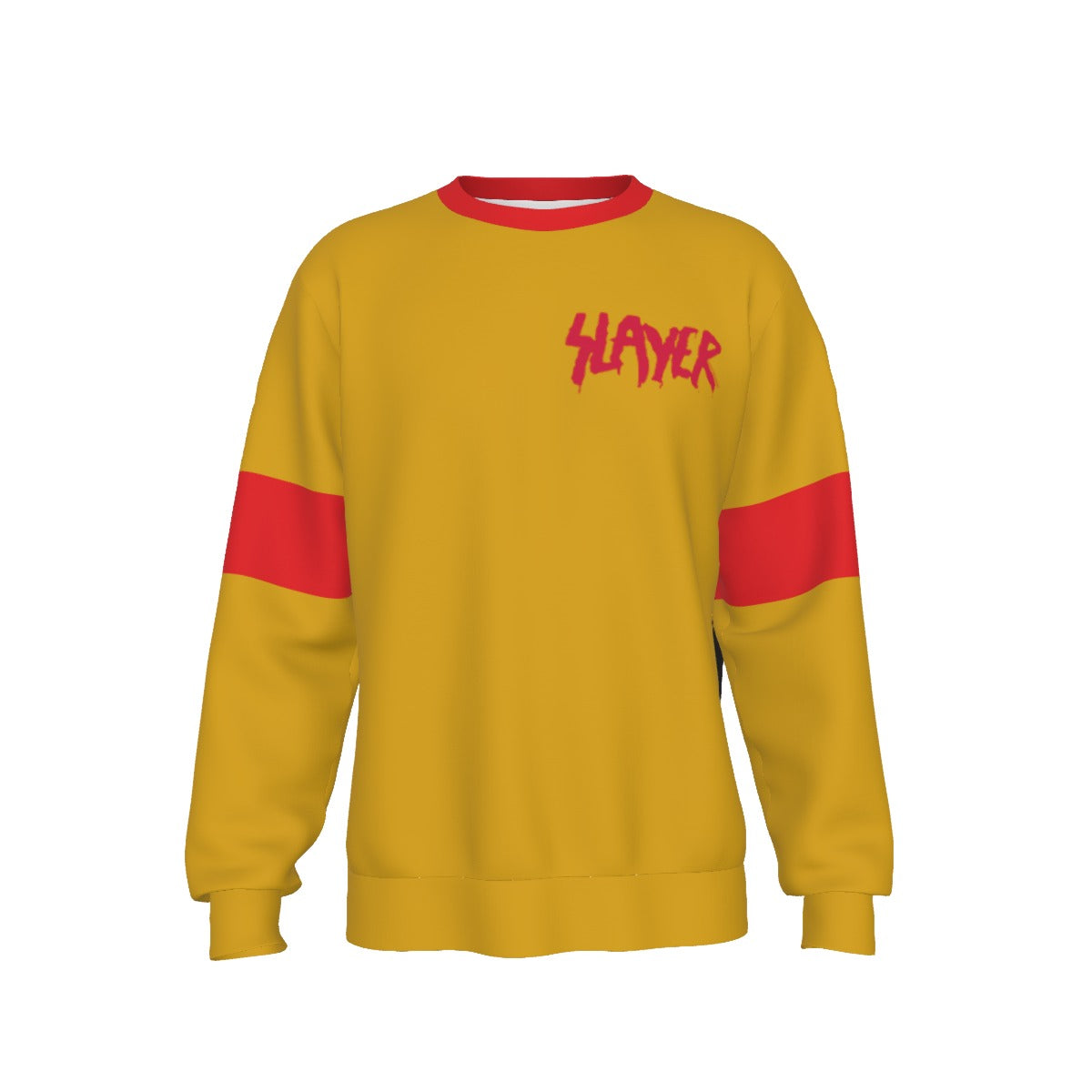 Yoycol Slayer Giant Skull All Over Print Sweatshirt As Shown