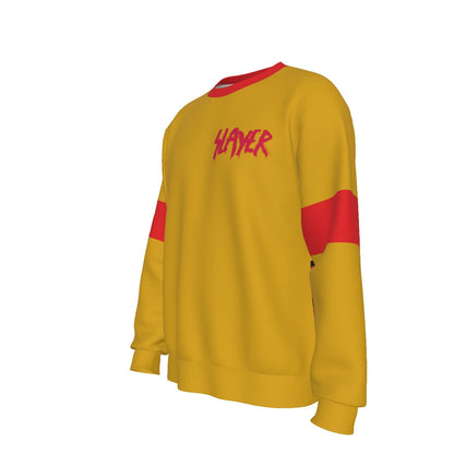 Yoycol Slayer Giant Skull All Over Print Sweatshirt As Shown