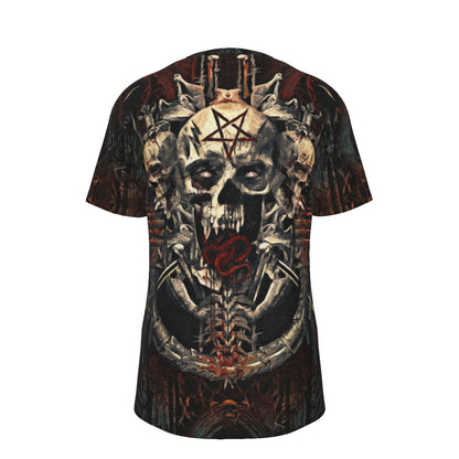 Yoycol Slayer Gothic All Over Print T-Shirt - 100% Cotton As Shown