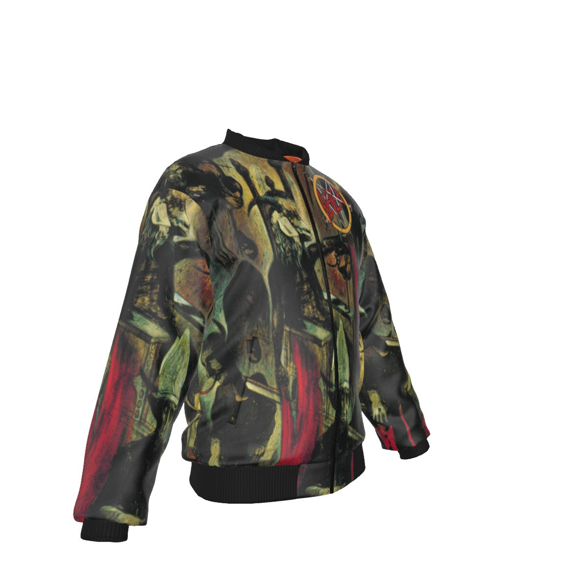 Yoycol Slayer Reign in Blood Bomber Jacket White