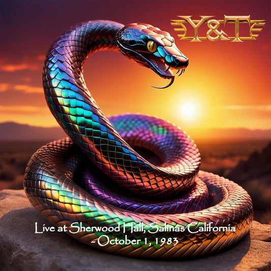 Y&t Live at Sherwood Hall, Salinas, California - October 1, 1983 (Limited Edition, Clear Tangerine with Yellow Swirl Colored Vinyl)